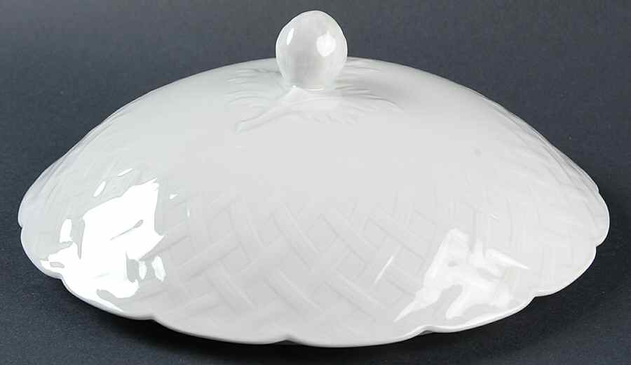 Vannerie (No Trim) Lid for Round Vegetable by Bernardaud-1