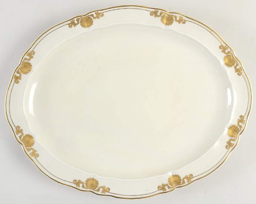 Ventadour 15" Oval Serving Platter by Bernardaud-1