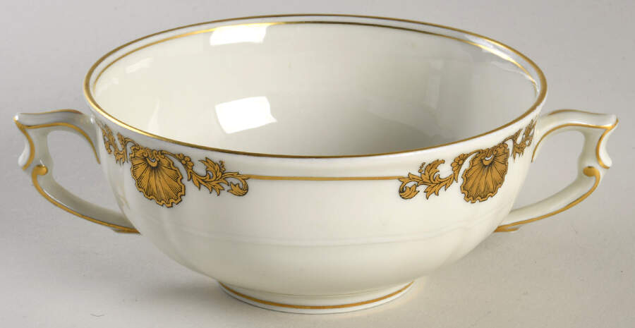Ventadour Footed Cream Soup Bowl by Bernardaud-1