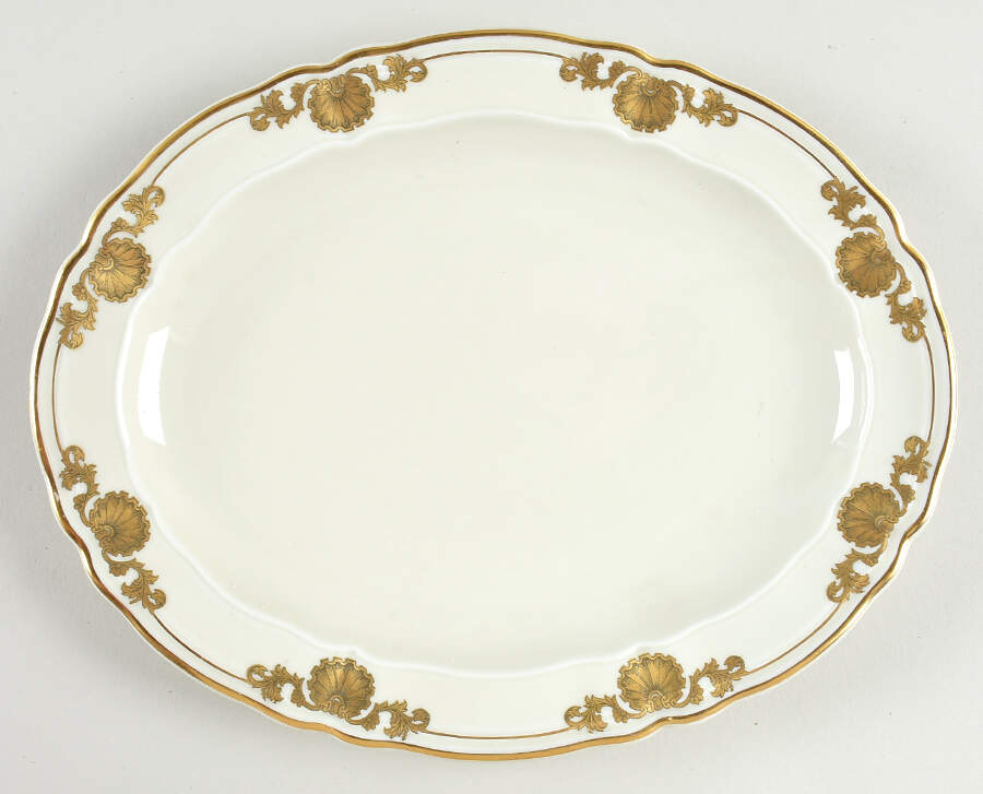 Ventadour 11" Oval Serving Platter by Bernardaud-1