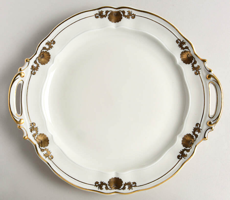 Ventadour Handled Cake Plate by Bernardaud-1