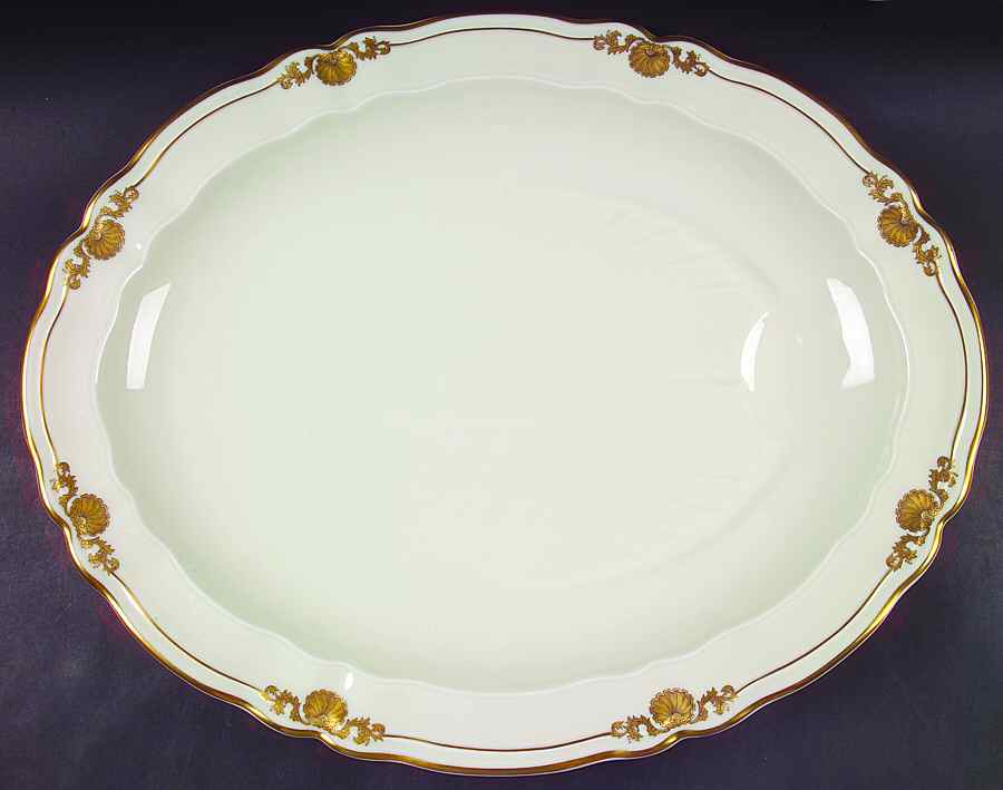Ventadour 17" Oval Serving Platter by Bernardaud-1