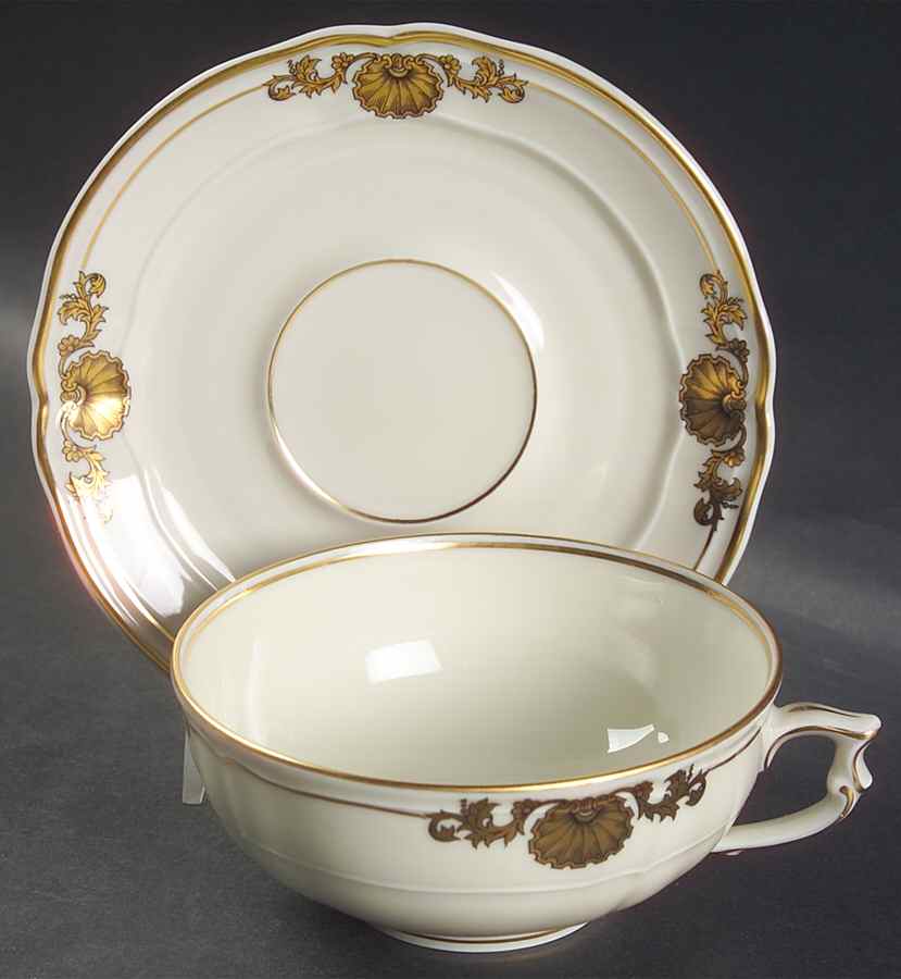 Ventadour Breakfast Cup & Saucer Set by Bernardaud-1