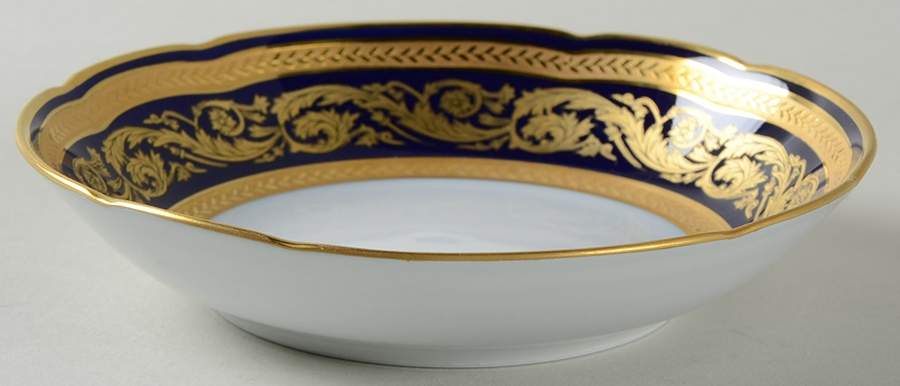 Vendome Cobalt Blue Fruit/Dessert (Sauce) Bowl by Bernardaud-1