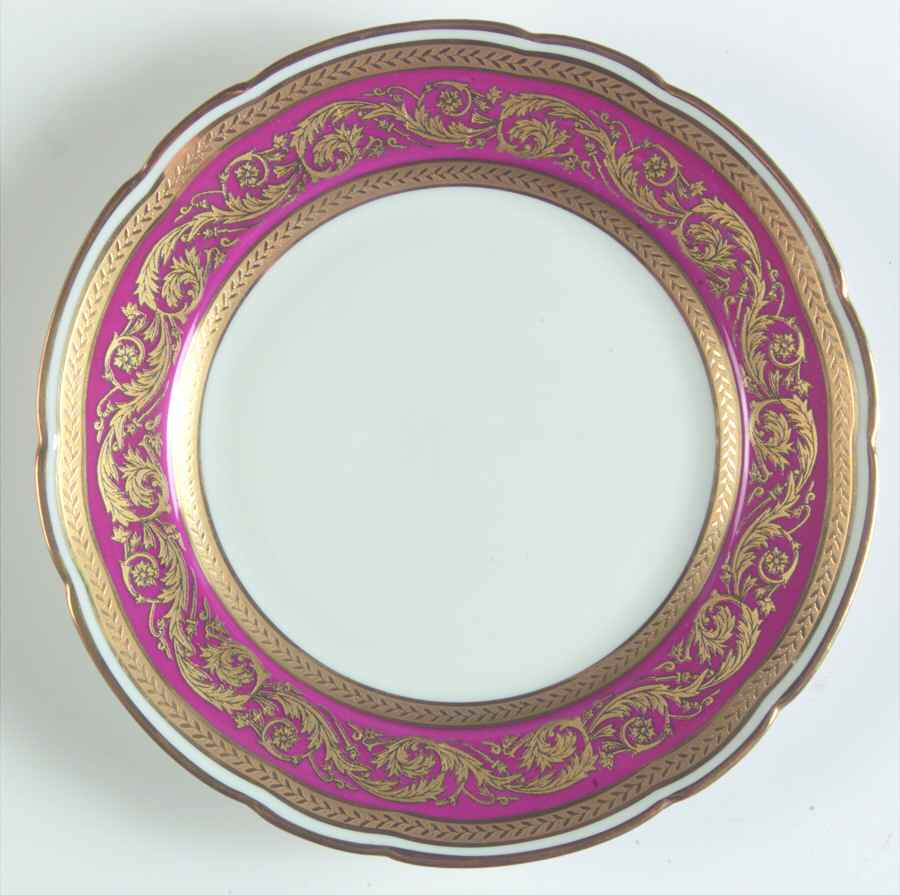 Vendome Crimson Bread & Butter Plate by Bernardaud-1