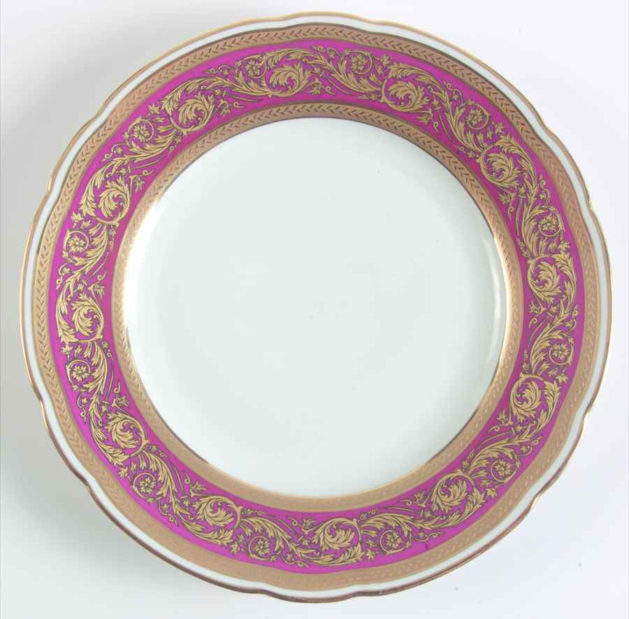 Vendome Crimson Salad Plate by Bernardaud-1