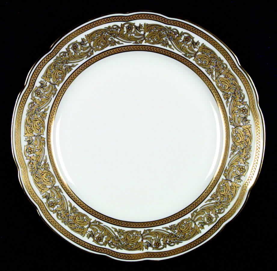 Vendome Gold & White Dinner Plate by Bernardaud-1