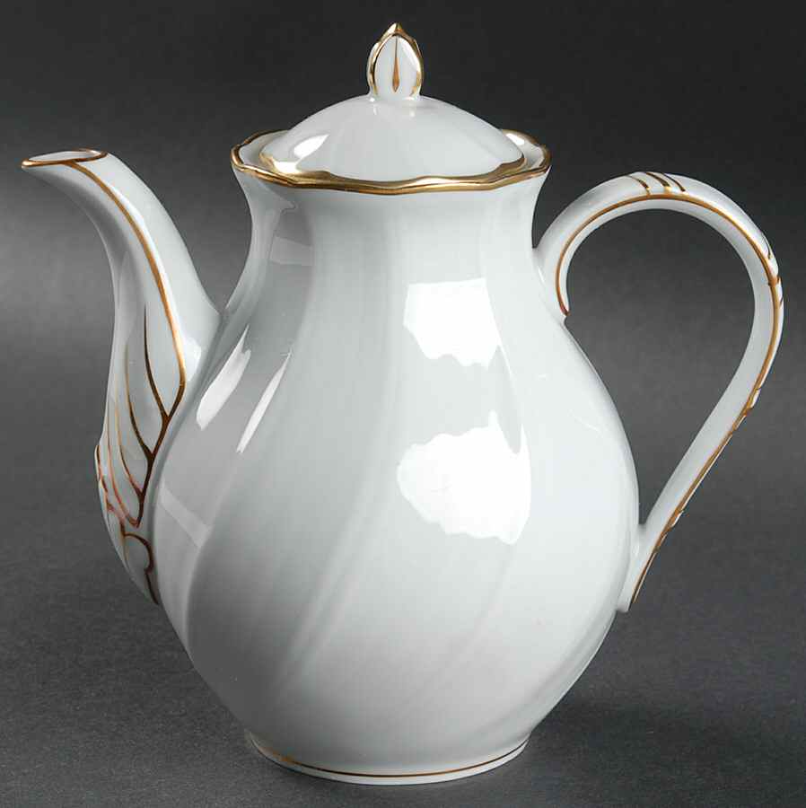 Verlaine Mini Coffee Pot & Lid by Bernardaud-1