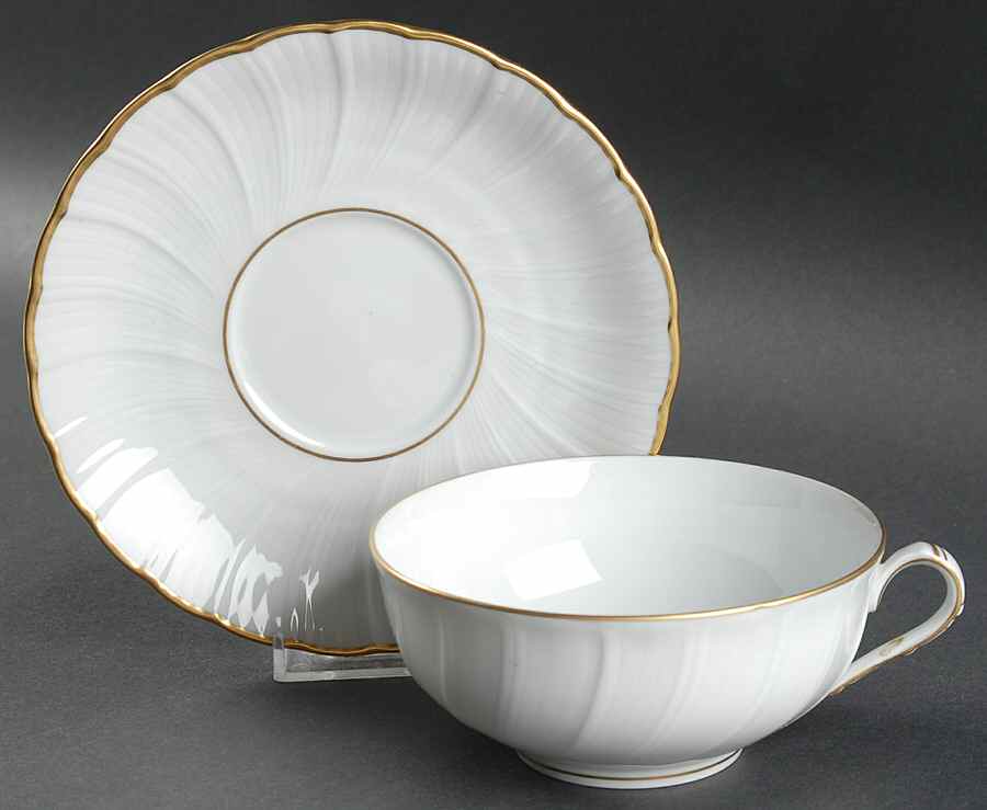 Verlaine Breakfast Cup & Saucer Set by Bernardaud-1