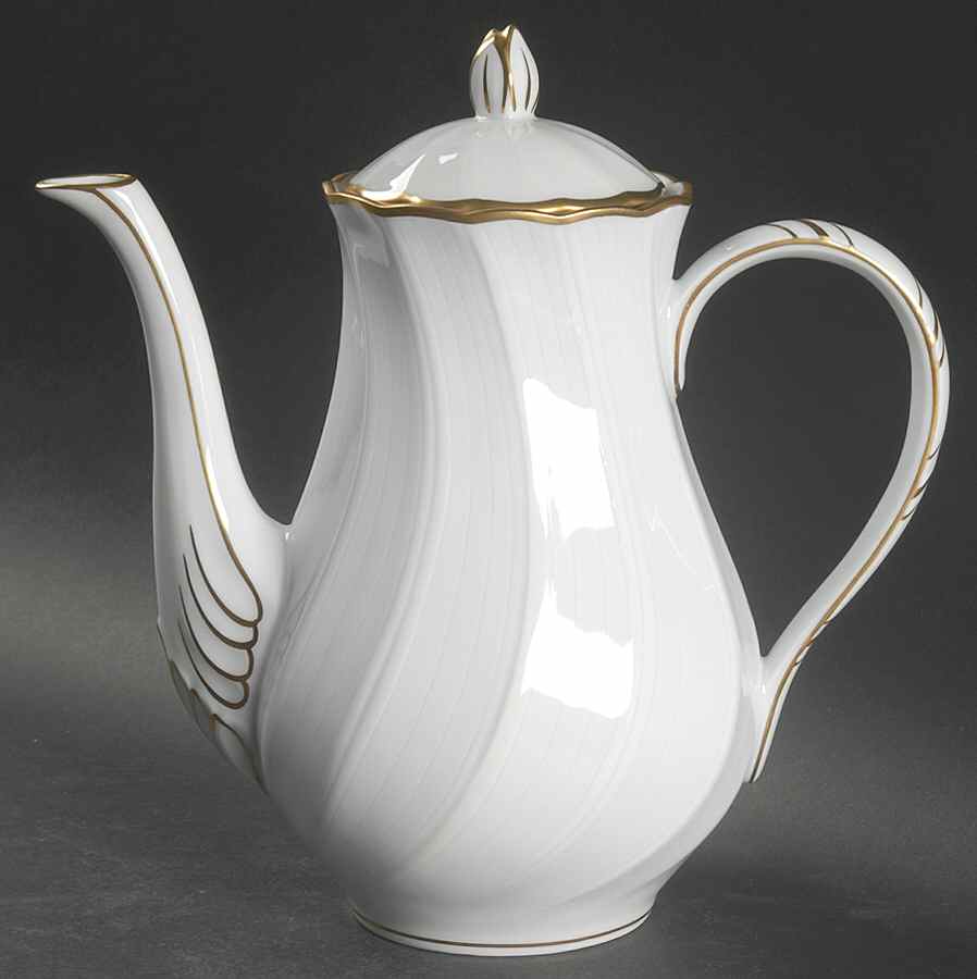 Verlaine Coffee Pot & Lid by Bernardaud-1