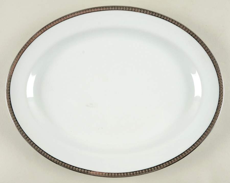 Vercors 15" Oval Serving Platter by Bernardaud-1