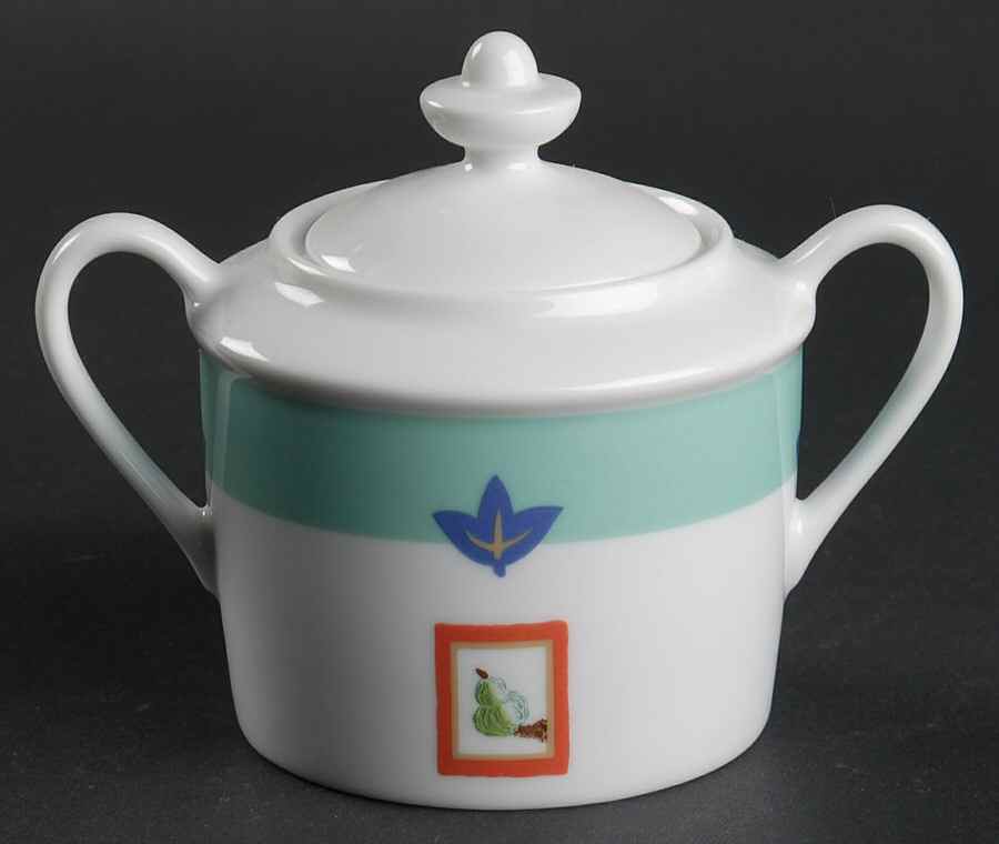 Vermont Sugar Bowl & Lid by Bernardaud-1
