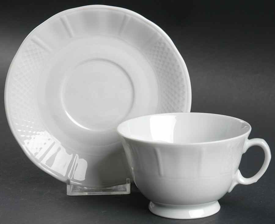 Versailles Footed Cup & Saucer Set by Bernardaud-1