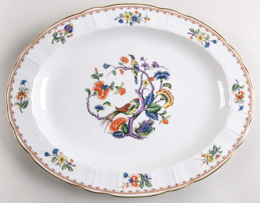 Vieux Rouen 15" Oval Serving Platter by Bernardaud-1
