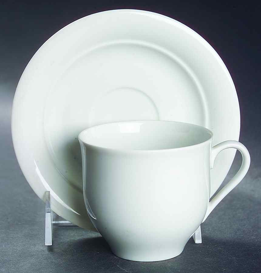 Volubilis Flat Cup & Saucer Set by Bernardaud-1