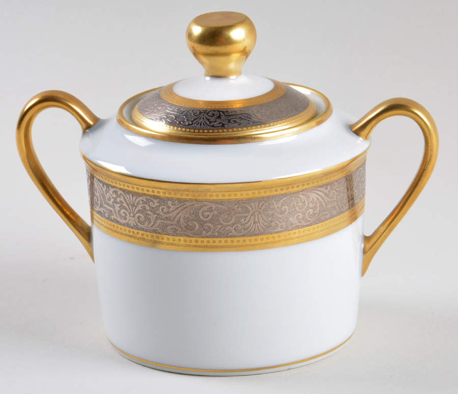 Vulcain Mini Sugar Bowl & Lid by Bernardaud-1