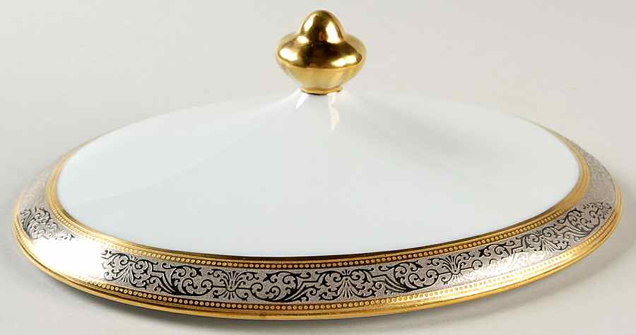 Vulcain Lid for Oval Vegetable by Bernardaud-1