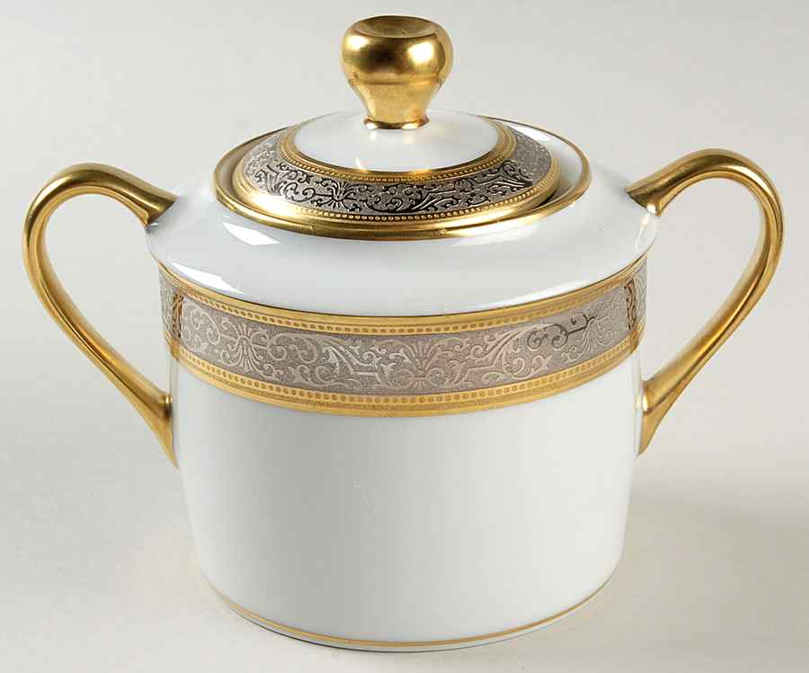 Vulcain Sugar Bowl & Lid by Bernardaud-1