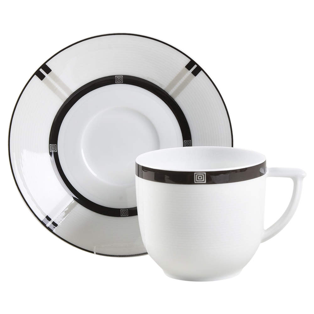 Wiener Flat Cup & Saucer Set by Bernardaud-1