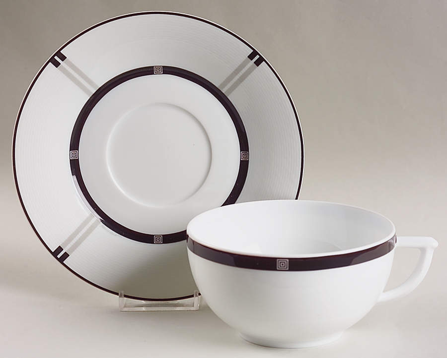 Wiener Breakfast Cup & Saucer Set by Bernardaud-1