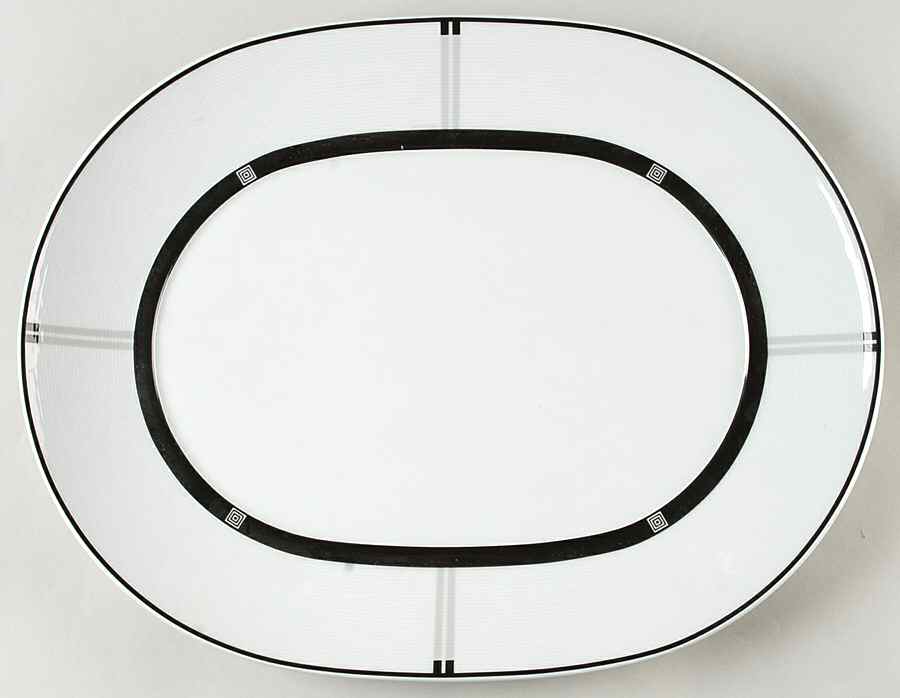 Wiener 15" Oval Serving Platter by Bernardaud-1