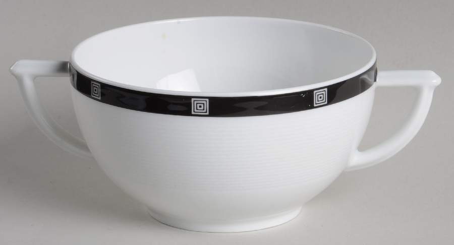 Wiener Flat Cream Soup Bowl by Bernardaud-1