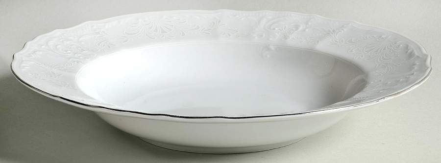 Winterlight Large Rim Soup Bowl by Baum Brothers-1