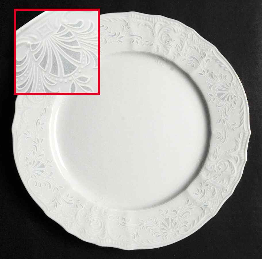 Winterlight Dinner Plate by Baum Brothers-1