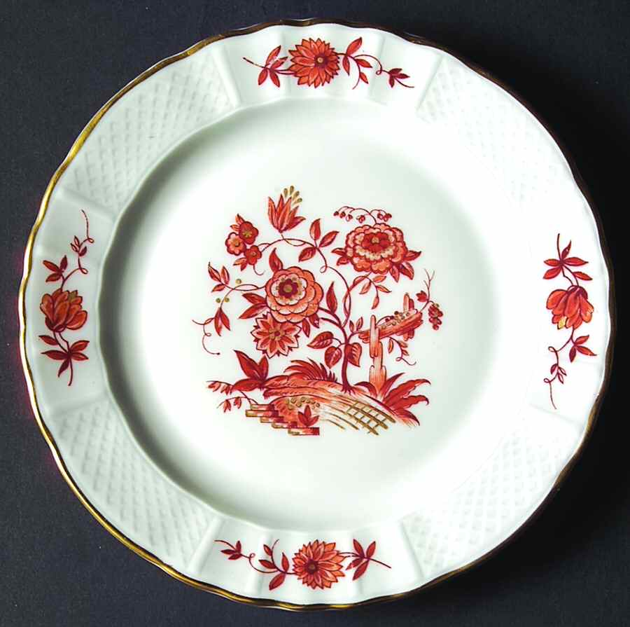 Zinnias Bread & Butter Plate by Bernardaud-1
