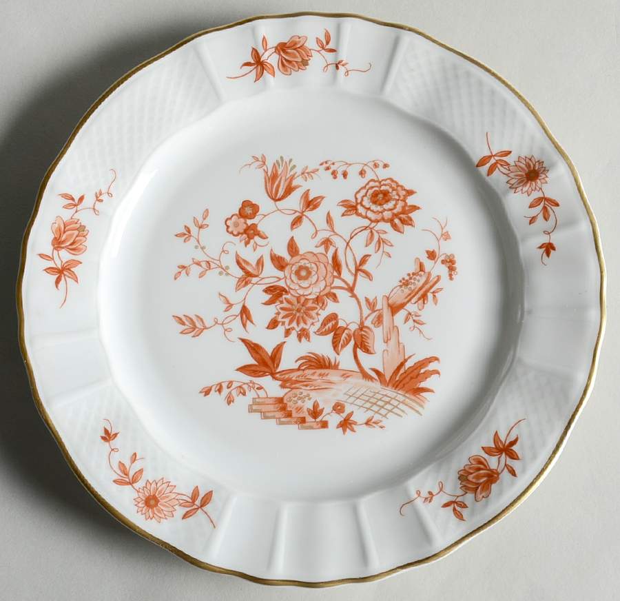 Zinnias Salad Plate by Bernardaud-1