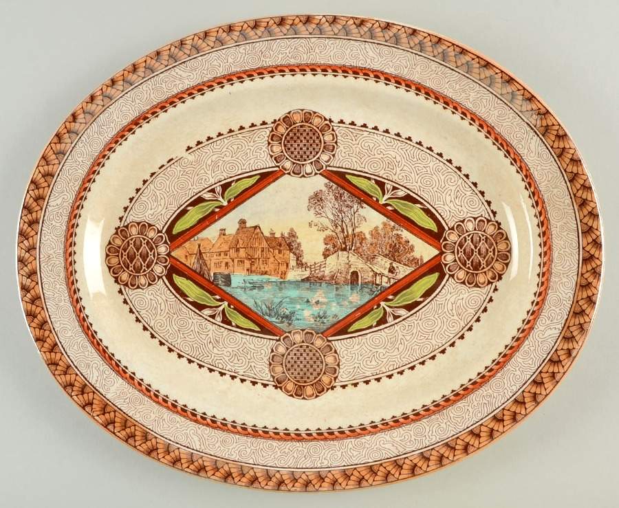Wisconsin 13" Oval Serving Platter by Brownfield-1