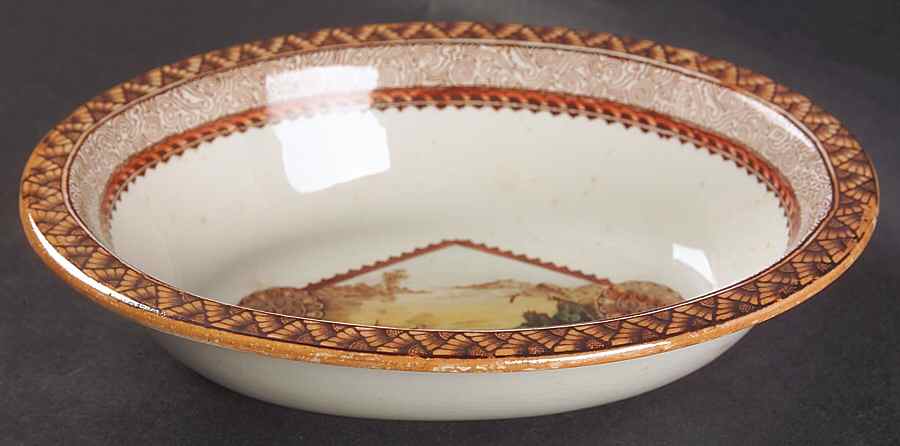 Wisconsin 7" Oval Vegetable Bowl by Brownfield-1