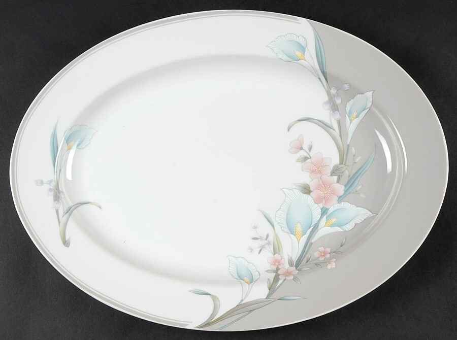 Amy 14" Oval Serving Platter by Baker, Hart & Stuart-1