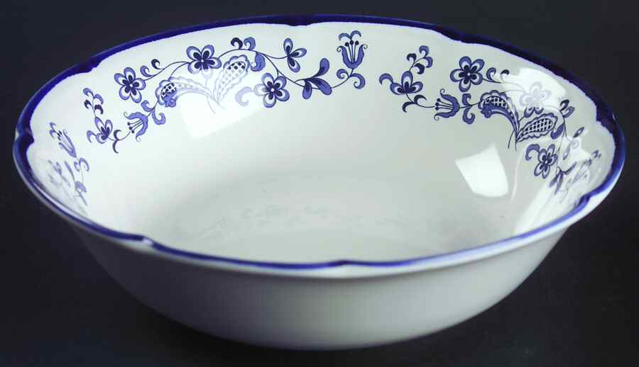 Blue Garden Coupe Cereal Bowl by Baker, Hart & Stuart-1