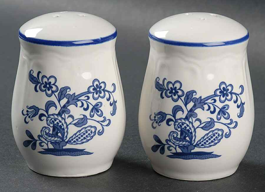 Blue Garden Salt & Pepper Set by Baker, Hart & Stuart-1
