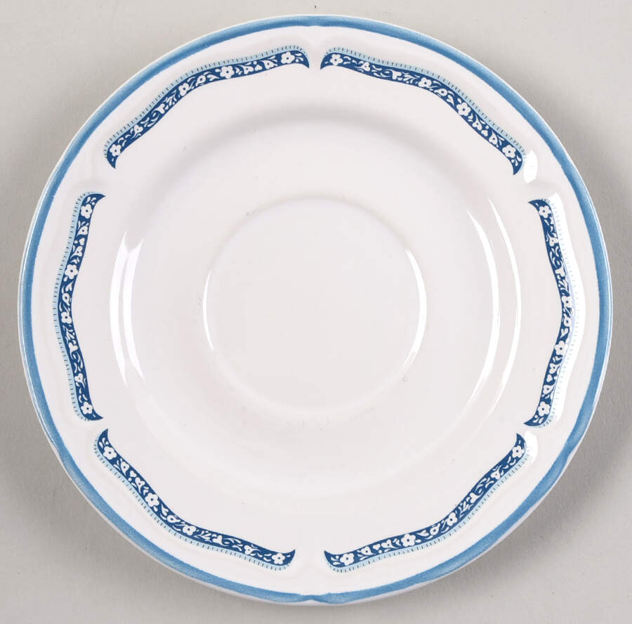 Blue Goose Saucer by Baker, Hart & Stuart-1