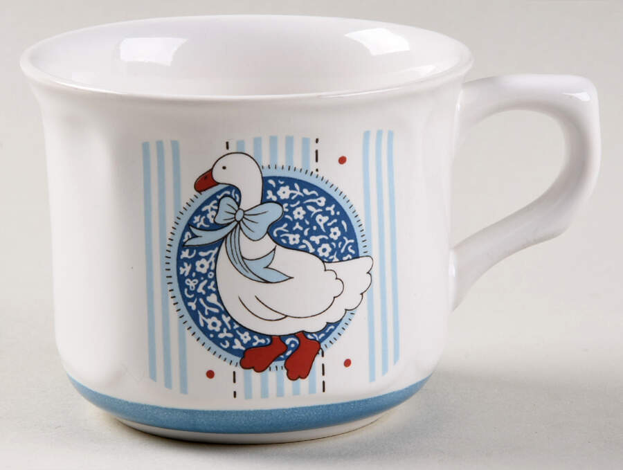 Blue Goose Flat Cup by Baker, Hart & Stuart-1