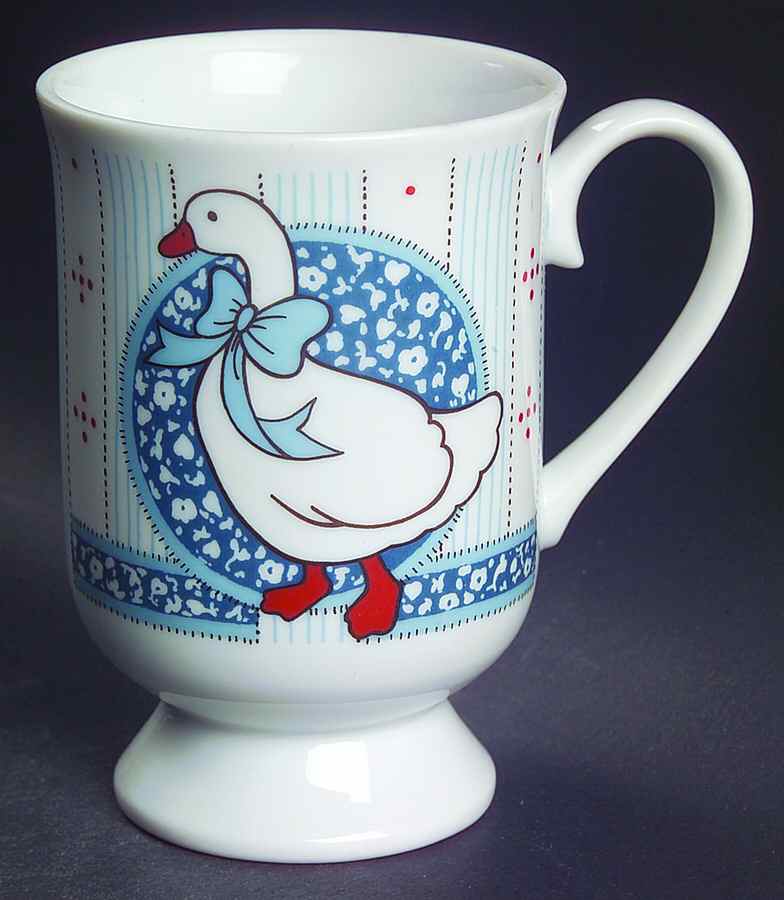 Blue Goose Footed Mug by Baker, Hart & Stuart-1