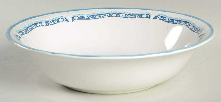 Blue Goose 9" Round Vegetable Bowl by Baker, Hart & Stuart-1