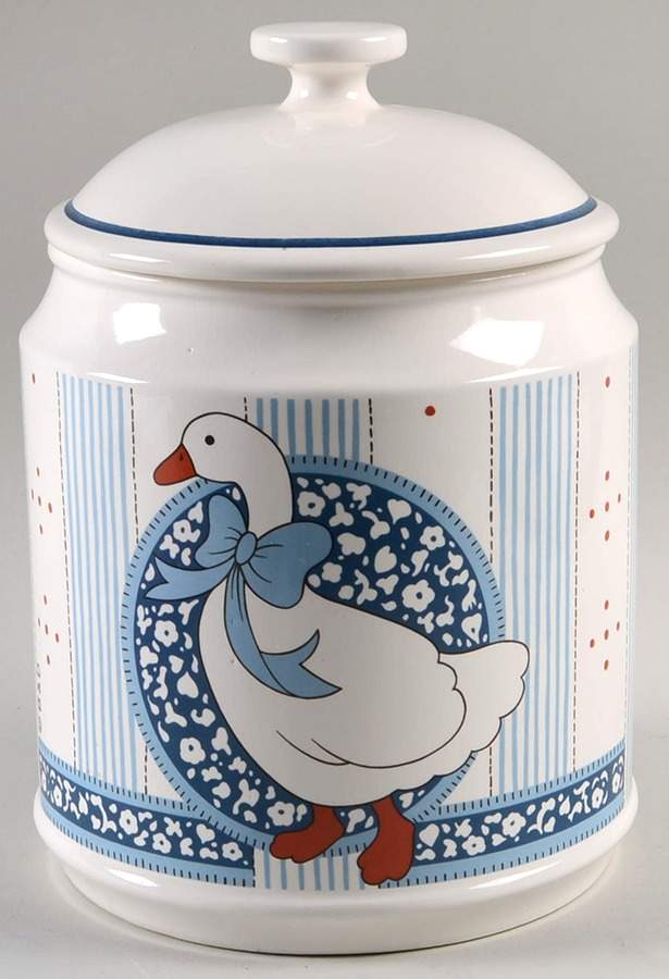 Blue Goose Extra Large Canister & Lid by Baker, Hart & Stuart-1