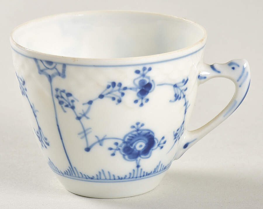 Blue Traditional (No Trim) Flat Demitasse Cup by Bing & Grondahl-1
