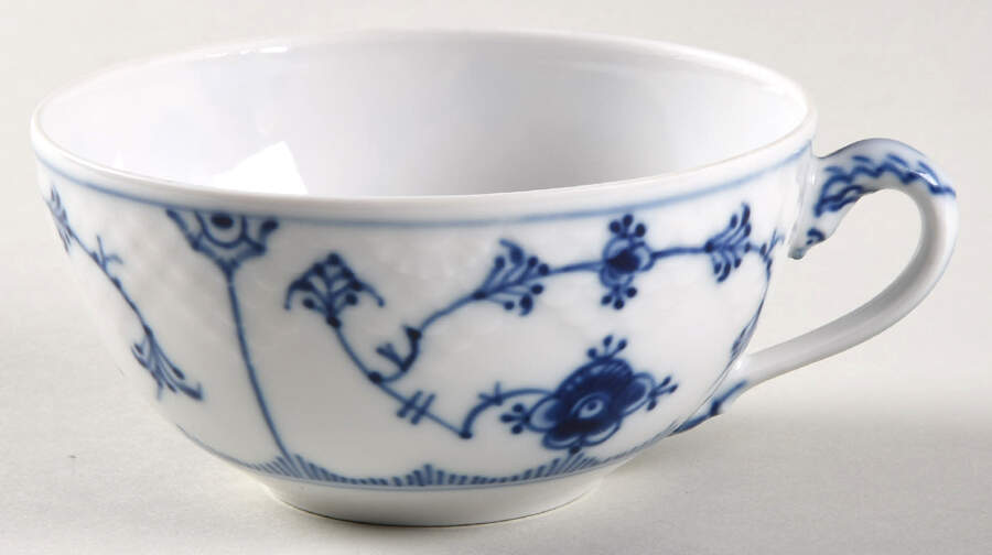 Blue Traditional (No Trim) Flat Cup by Bing & Grondahl-1
