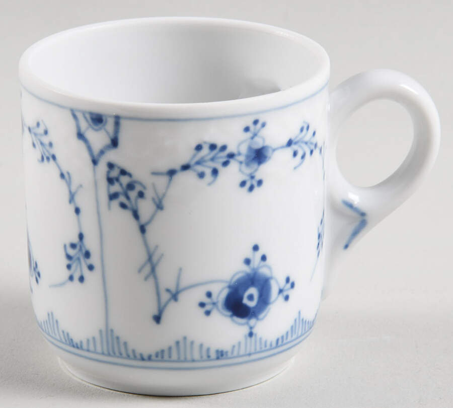 Blue Traditional (No Trim) Flat Demitasse Cup by Bing & Grondahl-1