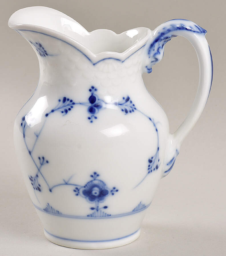 Blue Traditional (No Trim) Creamer by Bing & Grondahl-1