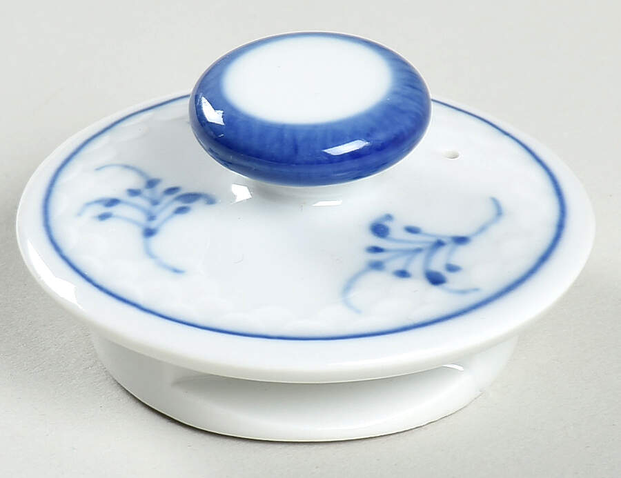 Blue Traditional (No Trim) Lid for Mini Teapot by Bing & Grondahl-1