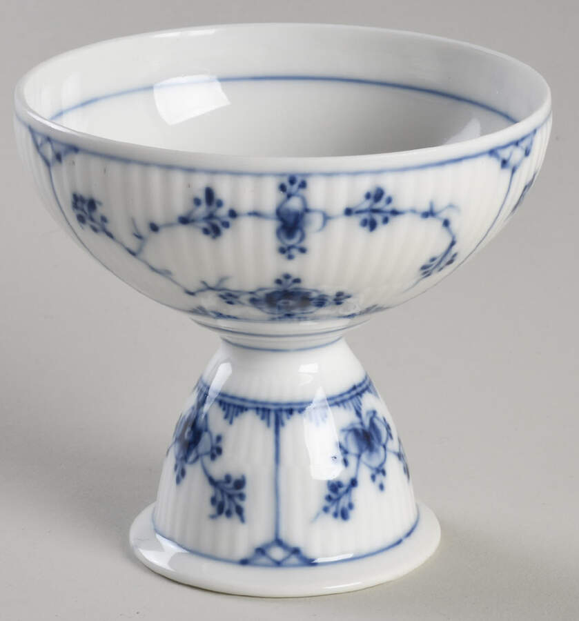Blue Traditional (No Trim) China Sherbet by Bing & Grondahl-1