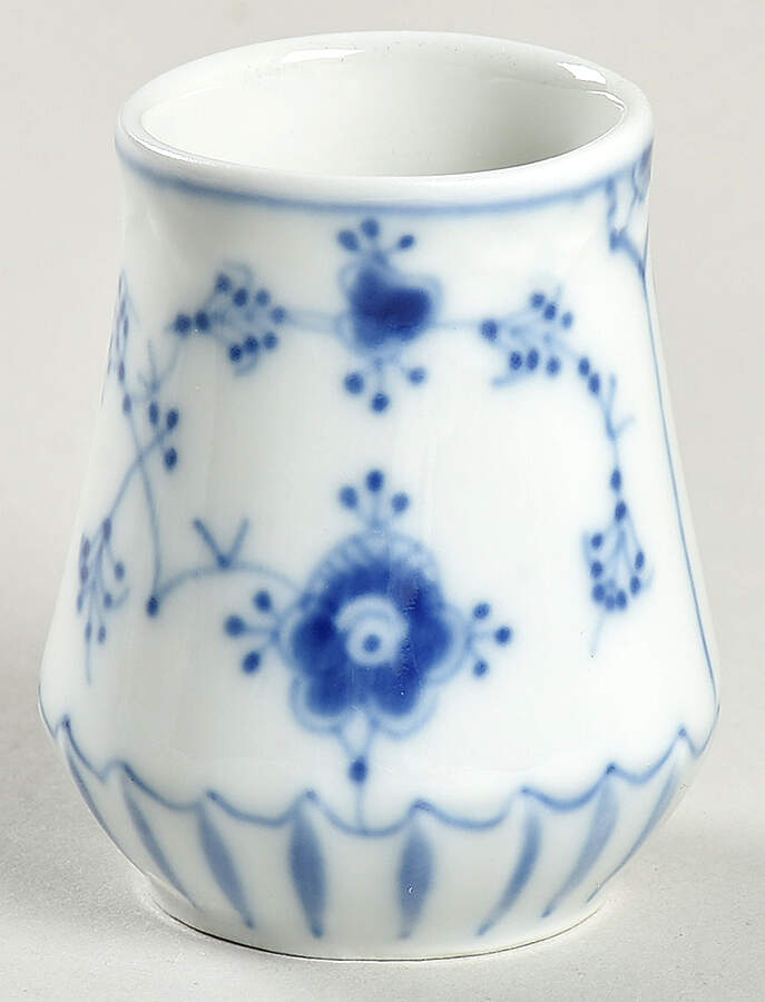 Blue Traditional (No Trim) Mustard Jar No Lid by Bing & Grondahl-1