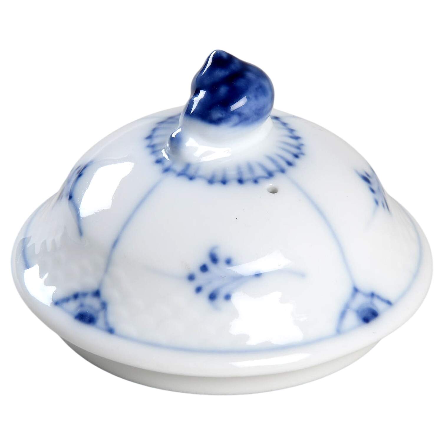 Blue Traditional (No Trim) Lid for Teapot by Bing & Grondahl-1