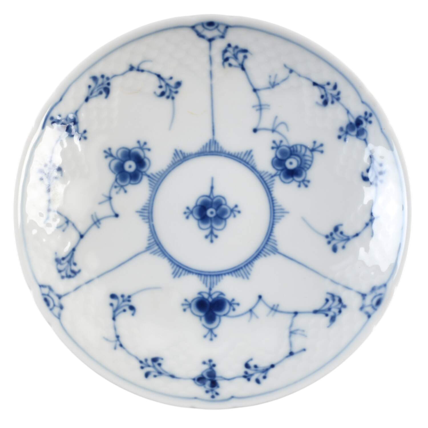 Blue Traditional (No Trim) Saucer for Flat Cup by Bing & Grondahl-1
