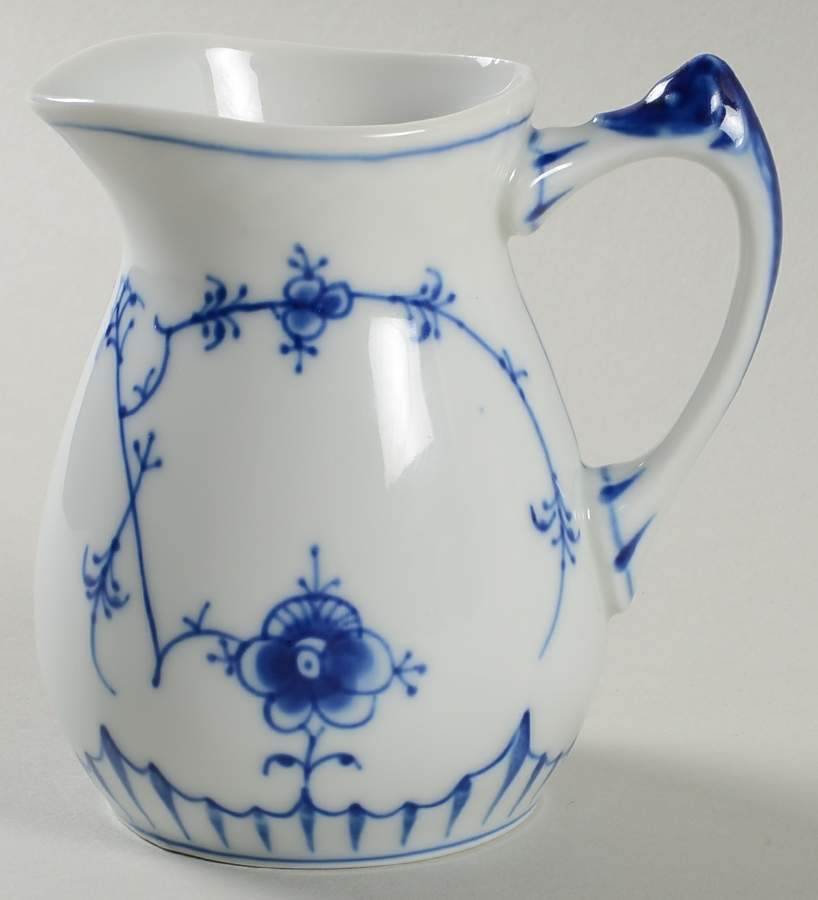 Blue Traditional (No Trim) Creamer by Bing & Grondahl-1